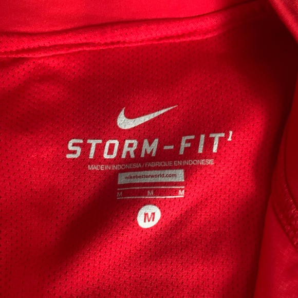 Red Nike dri fit Georgia bull dogs pullover
jacket 1/4 zip Size Medium - Picture 4 of 5